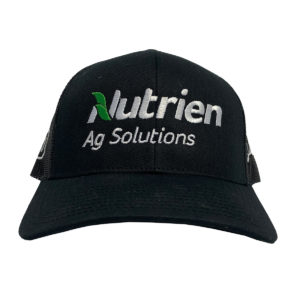 Jeb Burton Nutrien Ag Solutions 10 Black Snapback Hat front