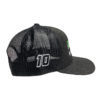 Jeb Burton Nutrien Ag Solutions 10 Charcoal Heather Snapback Hat right